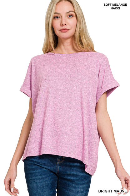 Ocean Ave Melange Top
