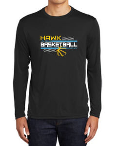 Hawks Basketball Long Sleeve Competitor Tee