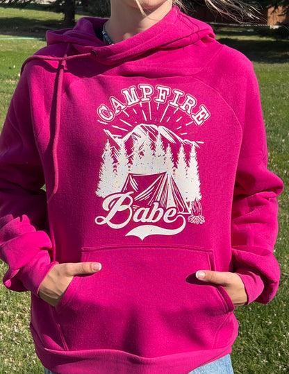 Campfire Babe Criss Cross Hoodie