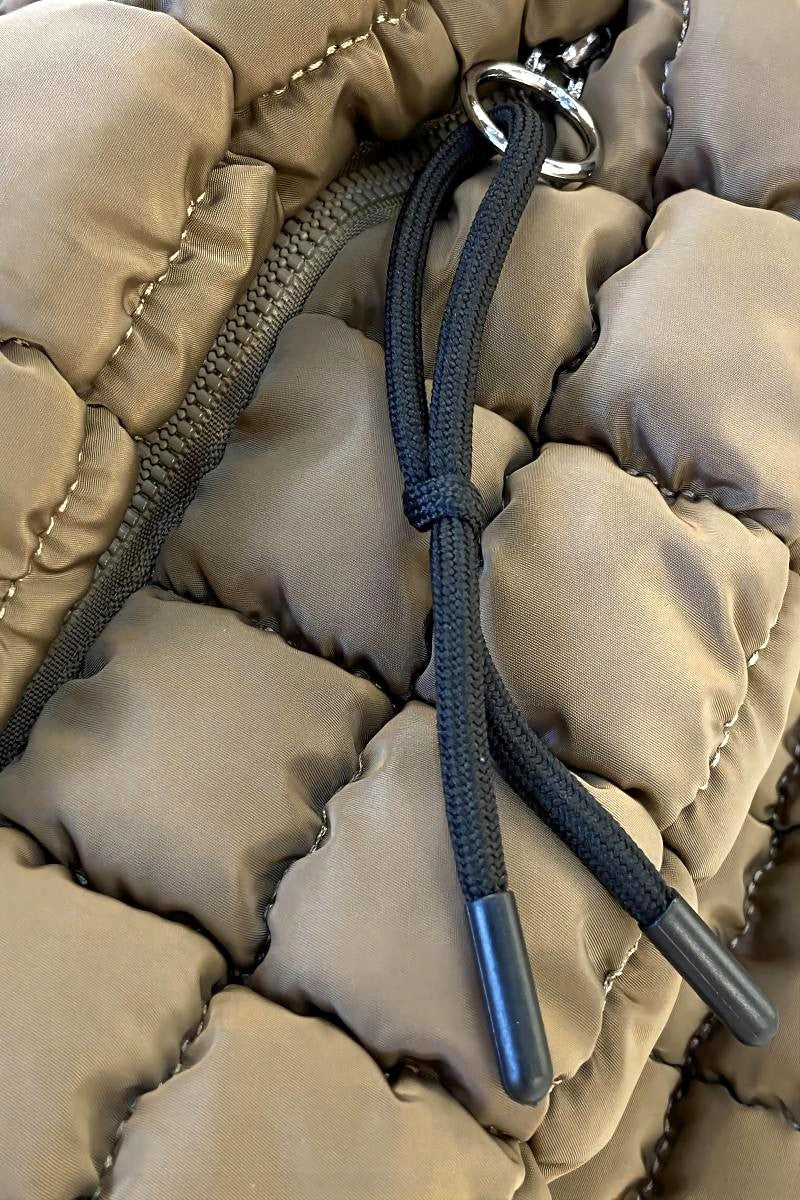 Pamona Puff Quilted Oversized Shoulder Bag
