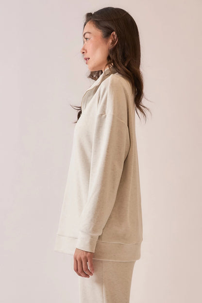 Cameron Cozy Quarter Zip Sweatshirt