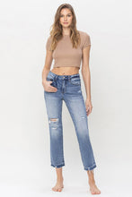 Load image into Gallery viewer, Lena High Rise Crop Straight Plus Jean
