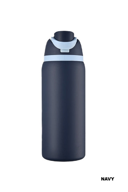 Georgie Snap Lid Insulated Stainless Steel Water Bottle