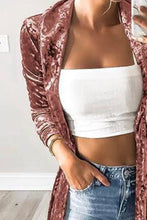 Load image into Gallery viewer, Velvet Glitz Duster Cardigan
