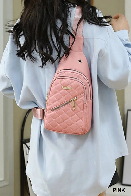 Quincy Quilted Crossbody Sling
