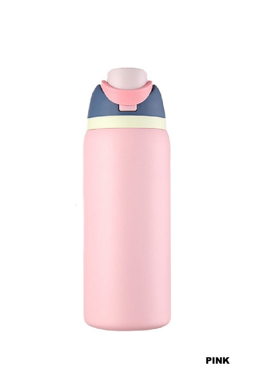 Georgie Snap Lid Insulated Stainless Steel Water Bottle