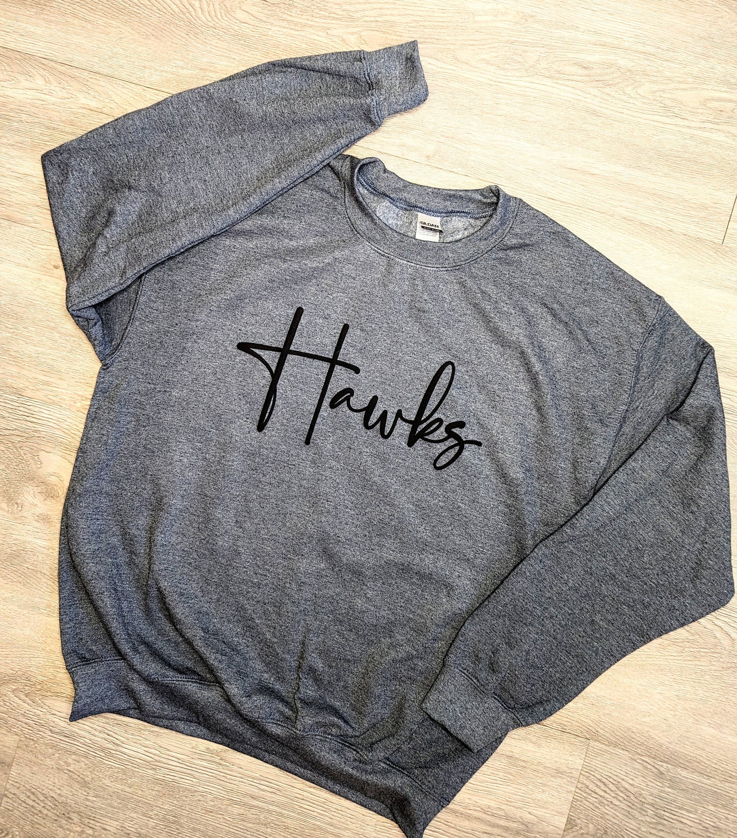 Hawks Puff 3D Crewneck Sweatshirt
