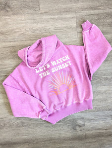 Let's Watch the Sunset Zip Up Hoodie