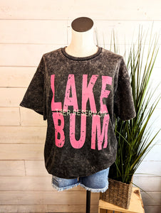 Tiber Lake Bum Acid Wash T-Shirt