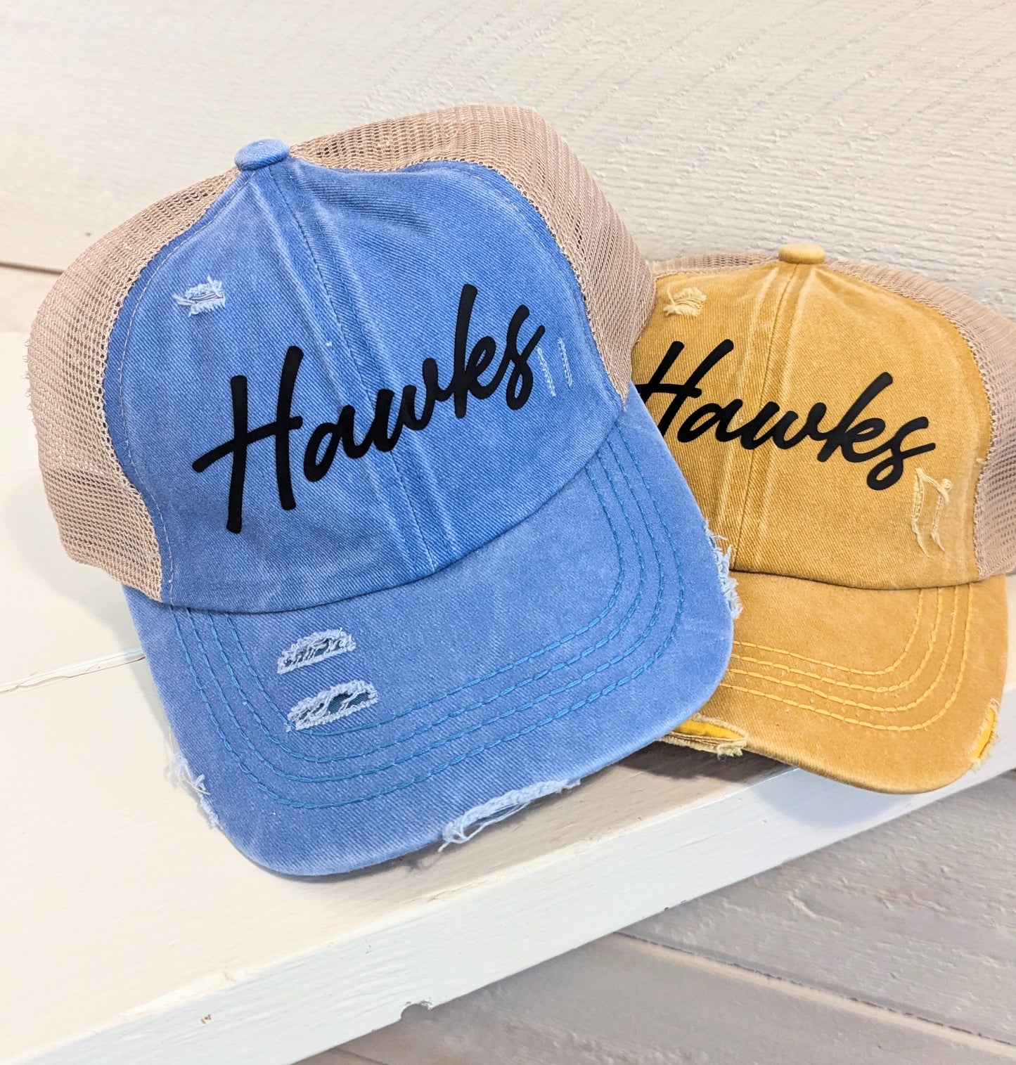 Hawk Patch Messy Bun Hat