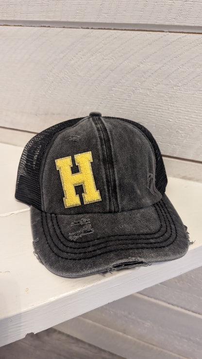 Hawk Patch Messy Bun Hat