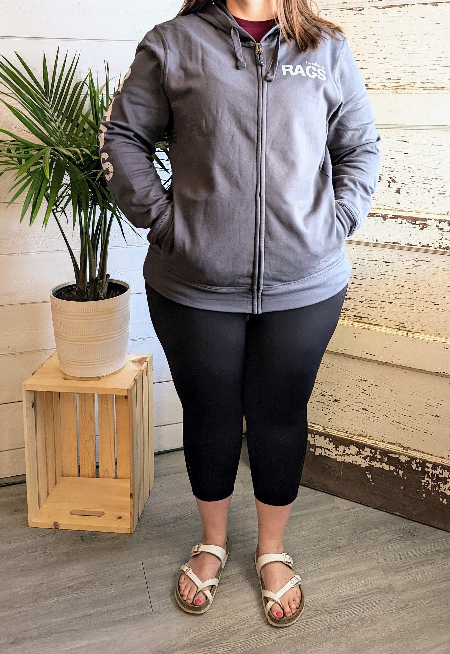 Rags Comfort Tech Zip Up Hoodie