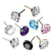 Load image into Gallery viewer, Diamond Stud Nose Ring, Labret, Cartlidge Earring
