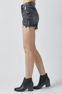 Risen Remi High Rise Distressed Shorts