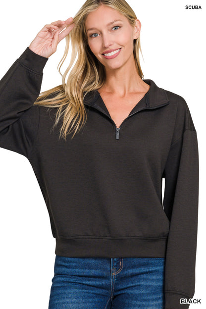 Marias 1/4 Zip Up Sweatshirt