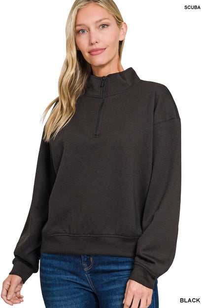 Marias 1/4 Zip Up Sweatshirt