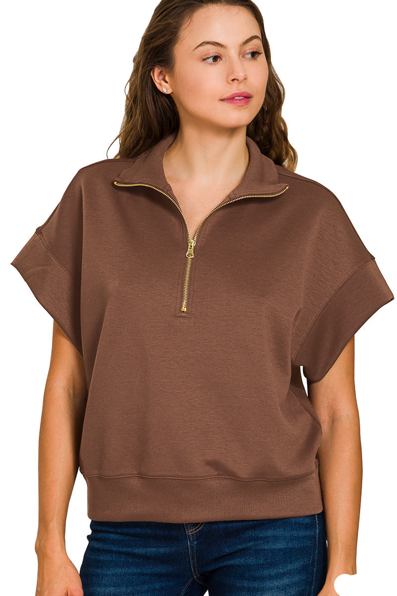 The Roam Half Zip Pullover