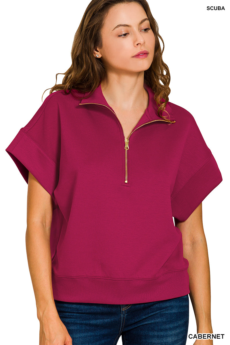 The Roam Half Zip Pullover