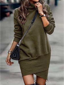 Evergreen Pines Sweater Dress