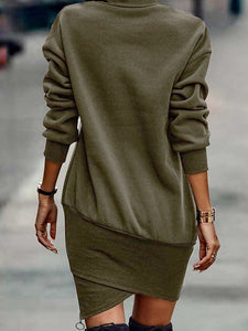 Evergreen Pines Sweater Dress