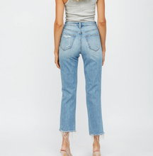 Load image into Gallery viewer, Mica Denim Mariah Straight Crop Jeans
