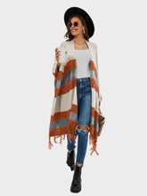 Load image into Gallery viewer, Maple Brulee Fringe Cardigan
