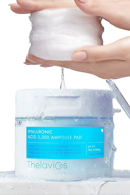Thelavicos hyaluronic acid 3,000 ampoule pad 155ml/70pads