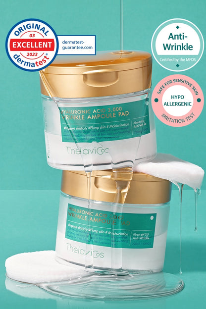 Thelavicos hyaluronic acid 3,000 Wrinkle ampoule 60pads