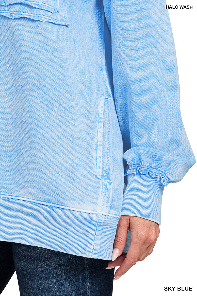 Halo Washed Oversized Sweatshirt