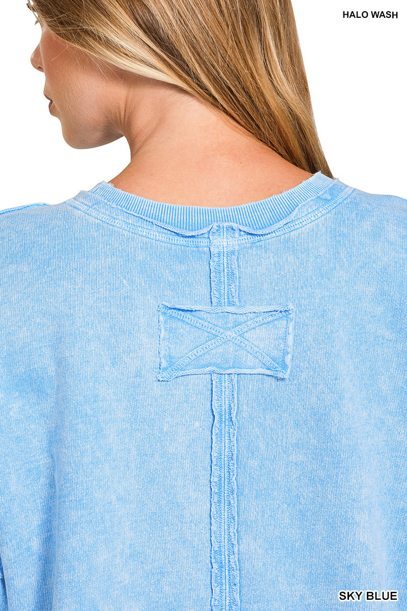 Halo Washed Oversized Sweatshirt