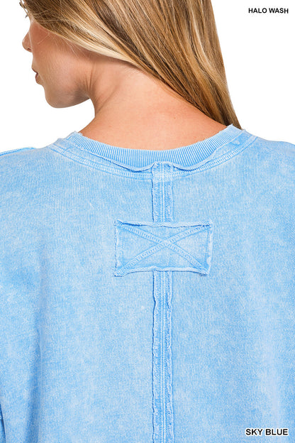 Halo Washed Oversized Sweatshirt