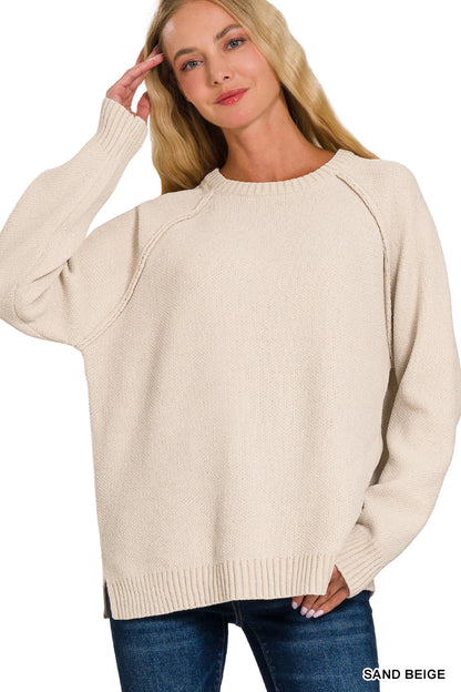 Creme Chenille Sweater