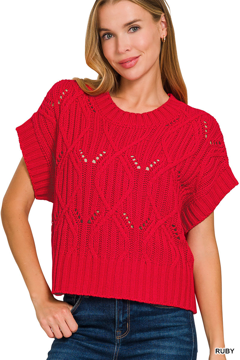 Judith Cable Knit Sweater