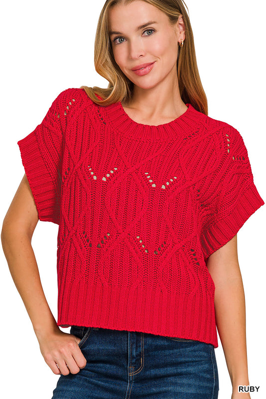 Judith Cable Knit Sweater
