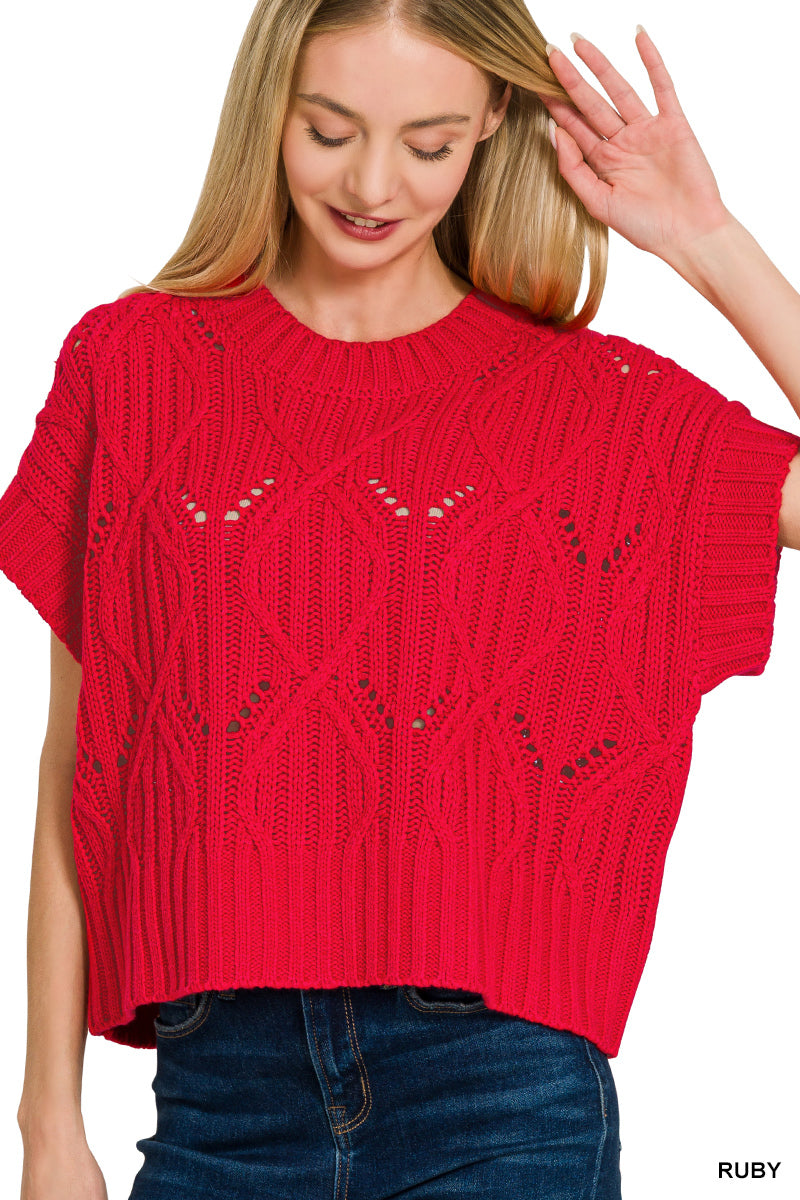 Judith Cable Knit Sweater