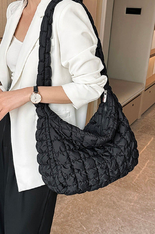 Zinnia Quilted Puff Bag
