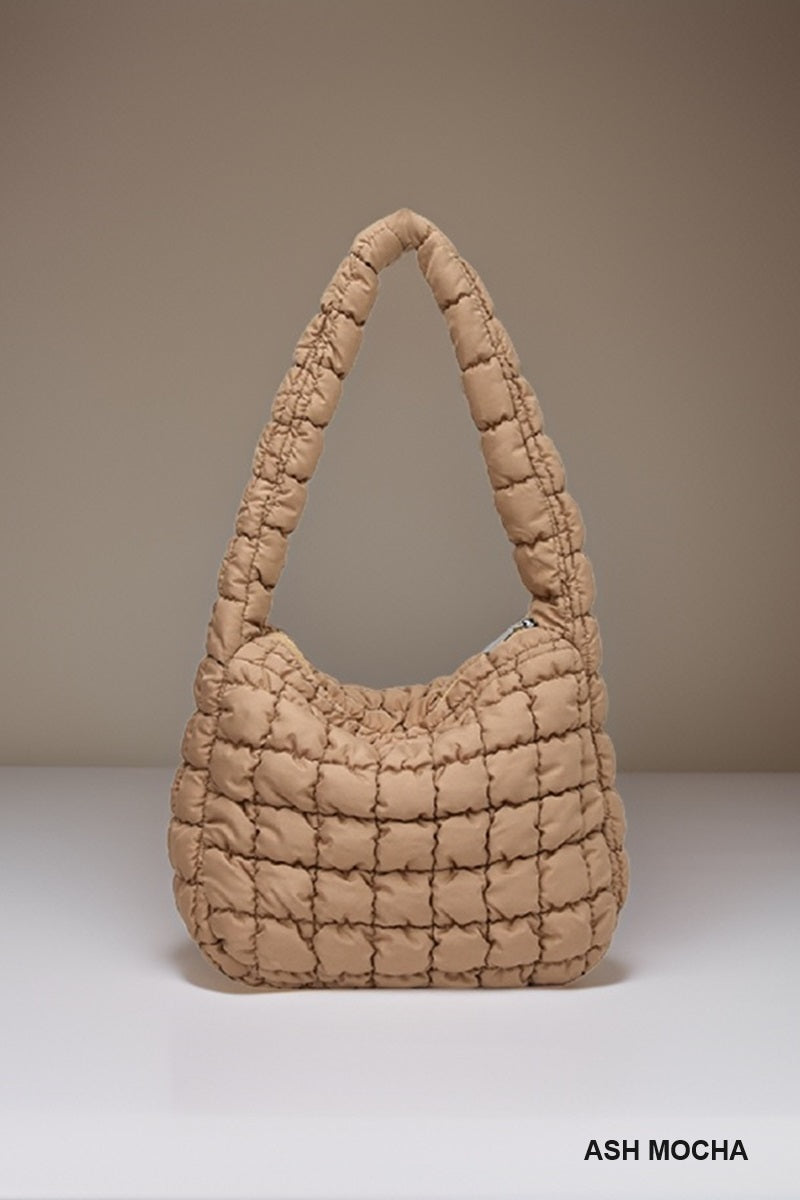 Zinnia Quilted Puff Bag