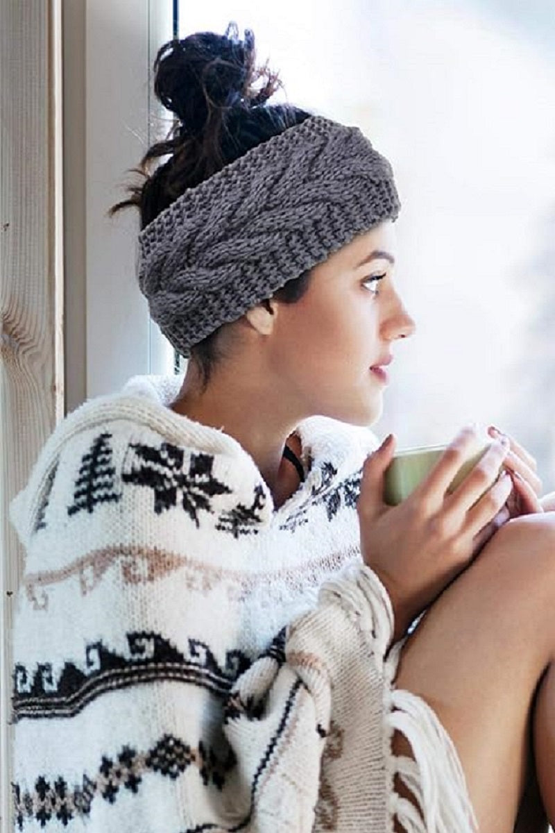 Cable Knit Head Warmer