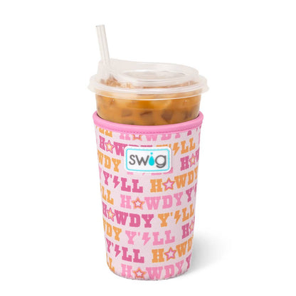 Howdy Y'all Iced Cup Coolie (Medium)