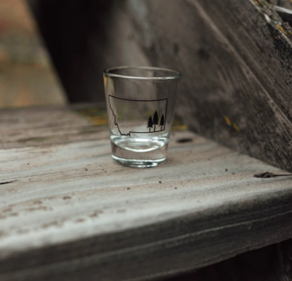 Montana Glassware-I love you like Montana