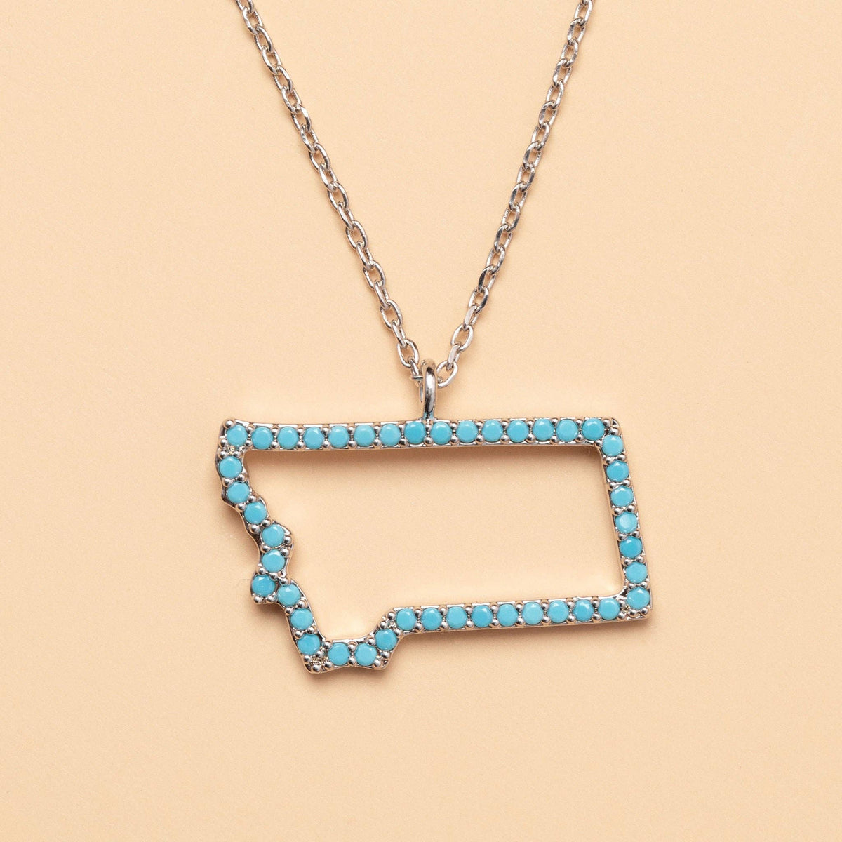 Montana On My Mind Necklace in Silver