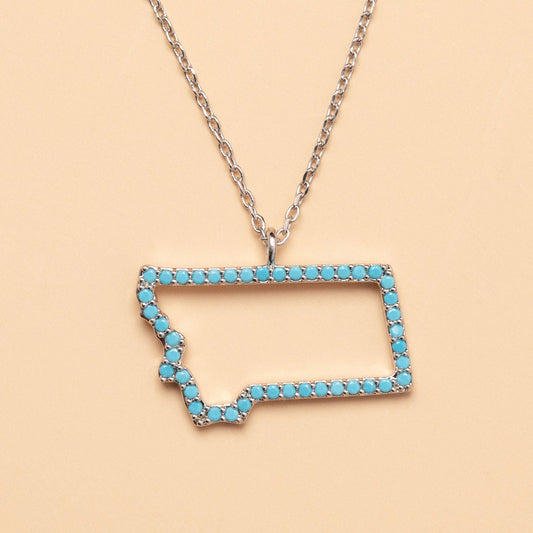 Montana On My Mind Necklace in Silver
