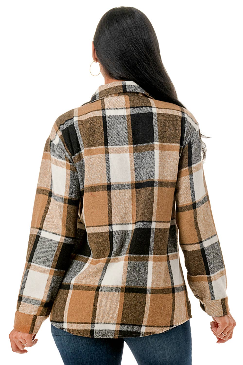 Buttered Toffee Plaid Shacket