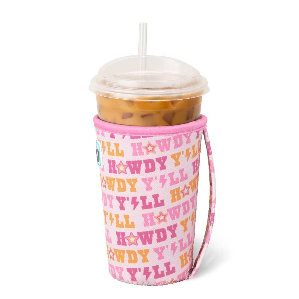 Howdy Y'all Iced Cup Coolie (Medium)