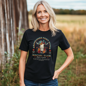 Abandoned Farm Wives Club Graphic T-Shirt