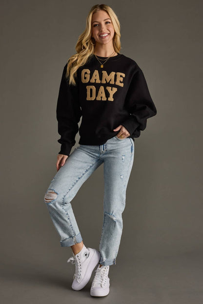 Black Game Day Sweatshirt