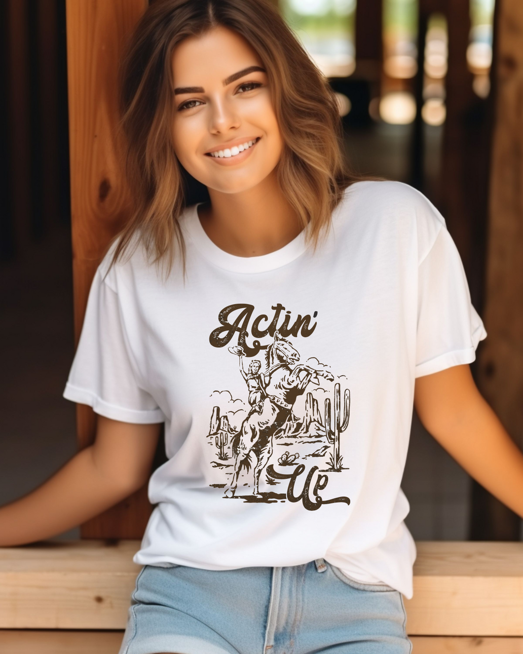 Actin' Up Graphic T-Shirt