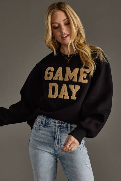 Black Game Day Sweatshirt