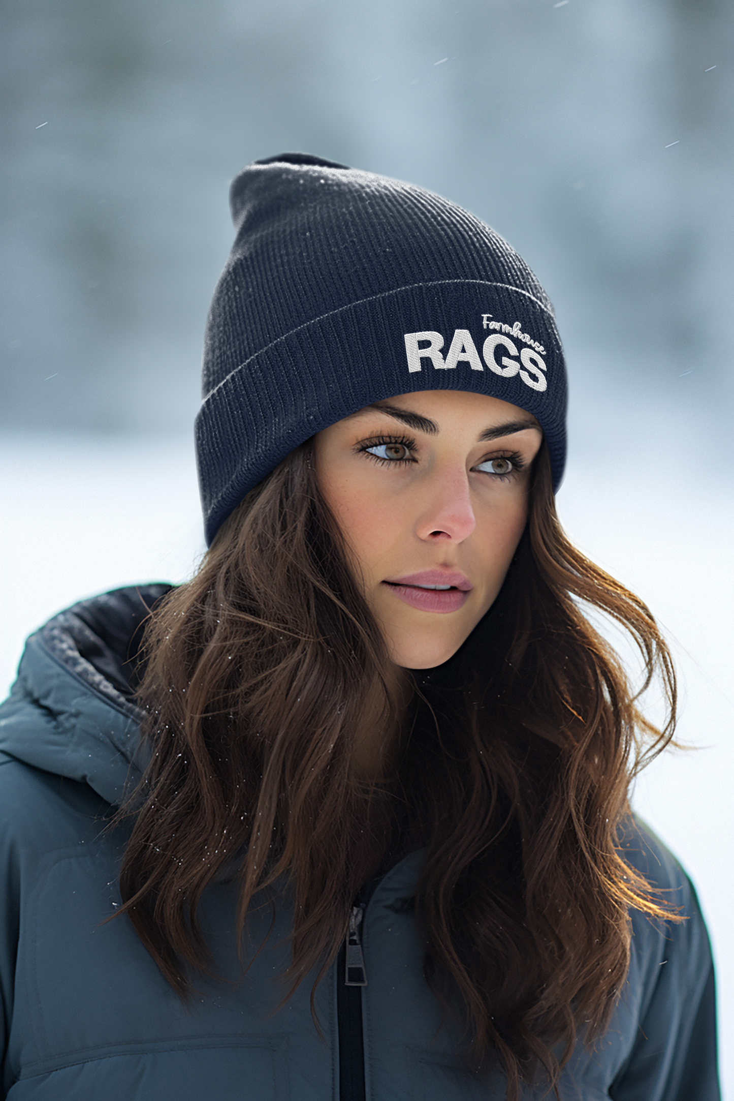 Farmhouse Rags Fleece Lined Beanie