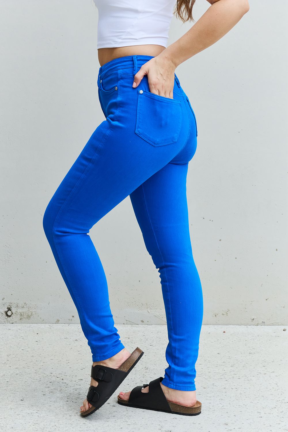 Judy Blue Cobalt Blue Tummy Control Skinny Jeans – Farmhouse Rags